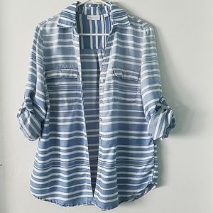 New York & Company chambray blouse